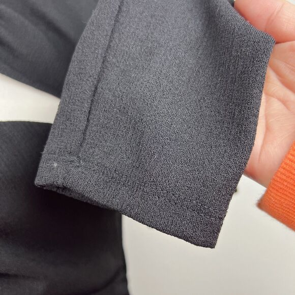 H&M Dress Women Medium Black Keyhole Top Long Sleeve Solid Casual Cocktail - Picture 11 of 14